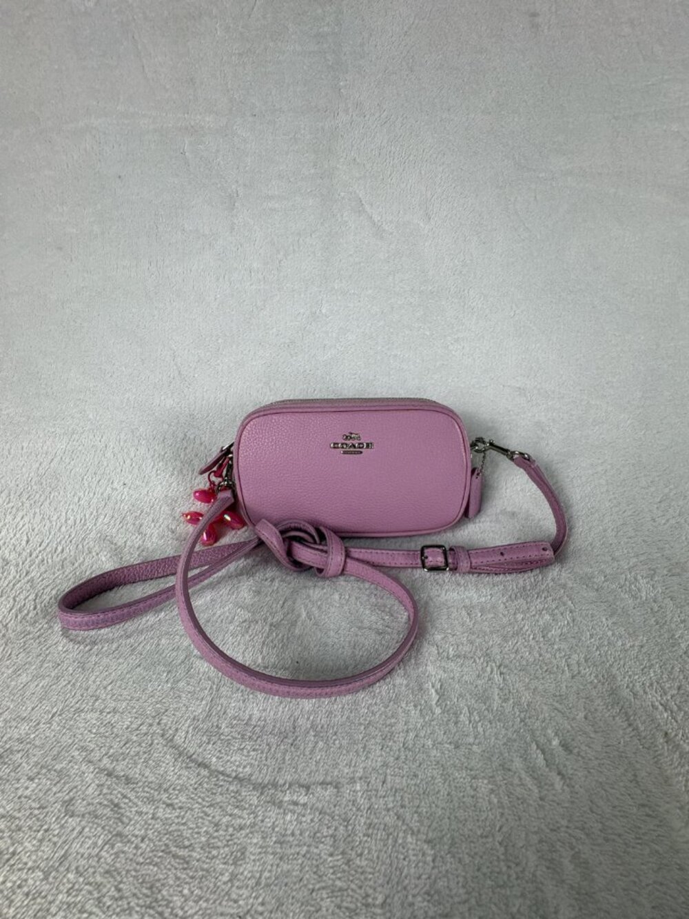 Coach Mini Jamie Camera Bag in Soft Pink Pebble Leather - Picture 14 of 14